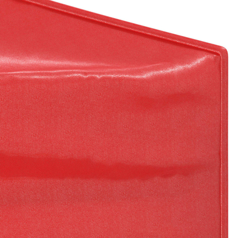 Produktbild för Hopfällbart partytält röd 3x6 m