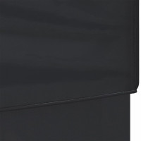 Produktbild för Hopfällbart partytält med sidoväggar svart 3x6 m