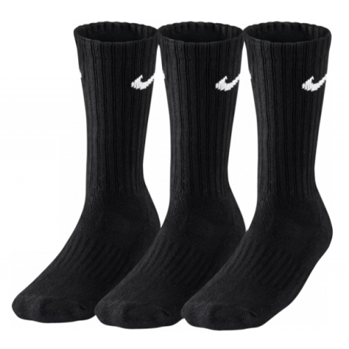 Nike NIKE Cushioned Crew 3-pack Black Socks (46-50)