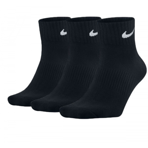 unknown brand NIKE Everyday Cotton Ankle Svart 3-pack