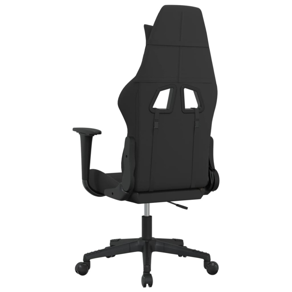 Produktbild för Gamingstol svart och taupe tyg