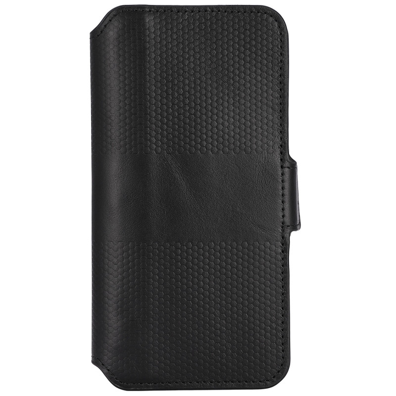 Produktbild för Leather Phone Wallet iPhone 14 Svart