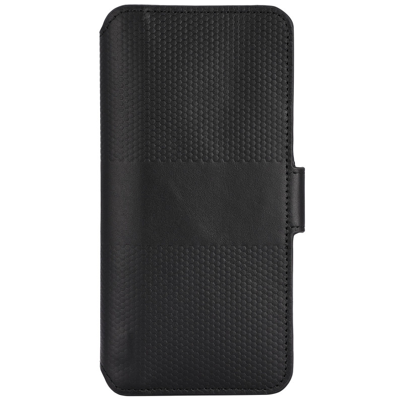 Produktbild för Leather Phone Wallet iPhone 14 Plus Svart