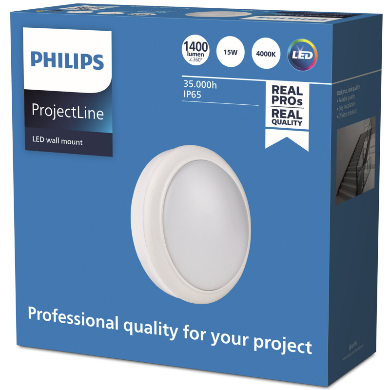 Produktbild för ProjectLine Vägglampa 15W 1400lm IP54