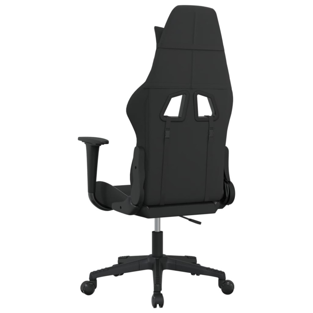 Produktbild för gamingstol svart och ljusgrå tyg