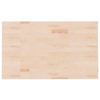 Produktbild för Bänkskiva för badrum 100x60x1,5 cm obehandlat massivt trä