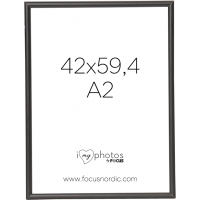Produktbild för Focus Can-Can Aluminium Black 42x59,4 (A2)