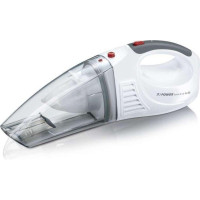 Produktbild för SEVERIN S'POWER home & car Li 20 HV 7144 - dammsugare - handhållen - snövit/granatröd