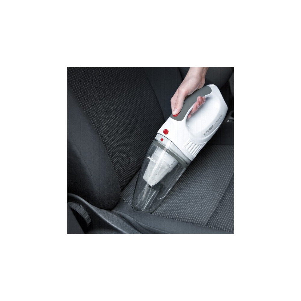 Produktbild för SEVERIN S'POWER home & car Li 20 HV 7144 - dammsugare - handhållen - snövit/granatröd