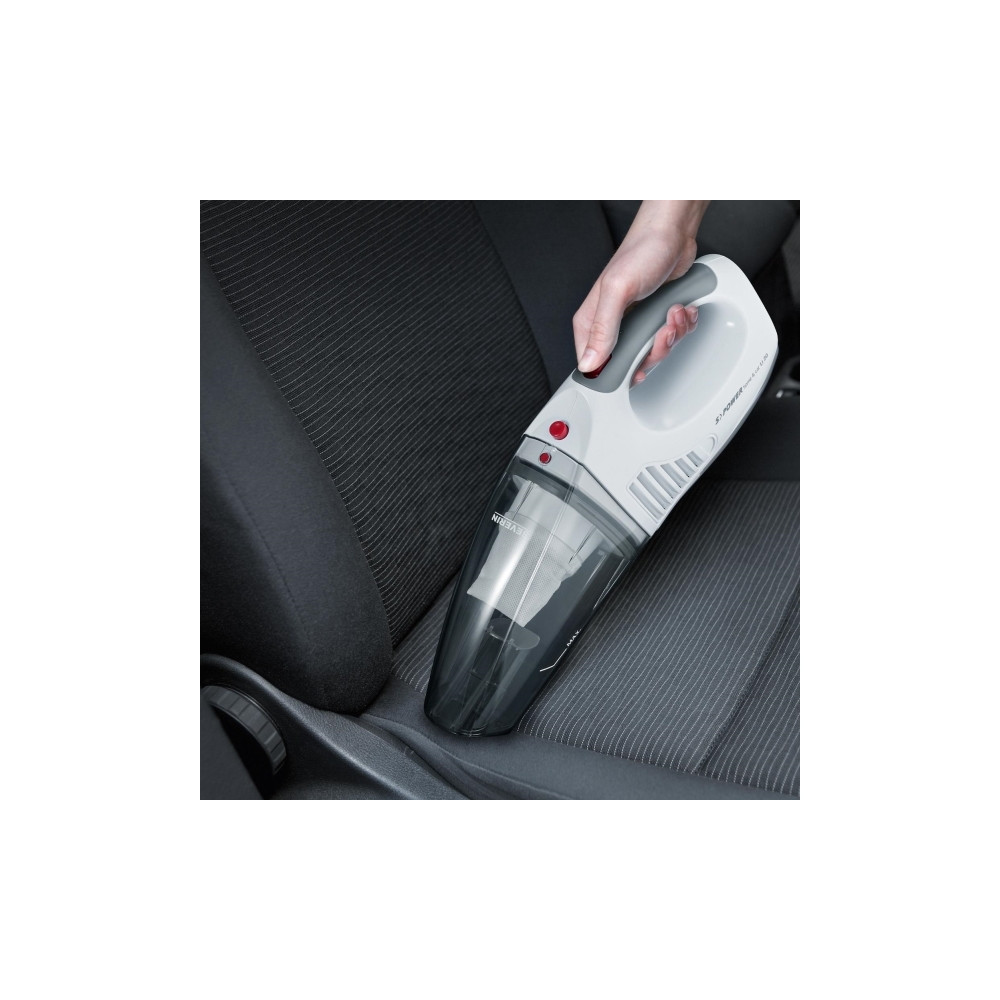 Produktbild för SEVERIN S'POWER home & car Li 20 HV 7144 - dammsugare - handhållen - snövit/granatröd