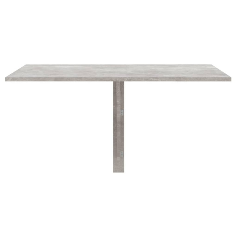 Produktbild för Väggbord betonggrå 100x60x56 cm konstruerat trä