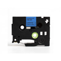 Produktbild för Tape 24mm TZe-551 svart på blå