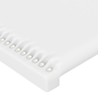 Produktbild för Huvudgavlar 4 st vit 80x5x78/88 cm konstläder
