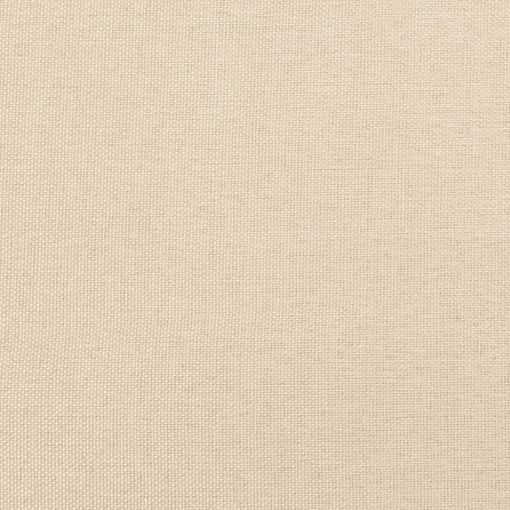 Produktbild för Sänggavel med kanter gräddvit 163x23x78/88 cm tyg