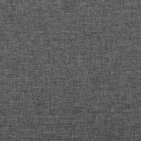 Produktbild för Sänggavel med kanter mörkgrå 93x23x78/88 cm tyg