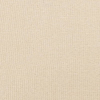 Produktbild för Sänggavel med kanter gräddvit 163x23x118/128 cm tyg