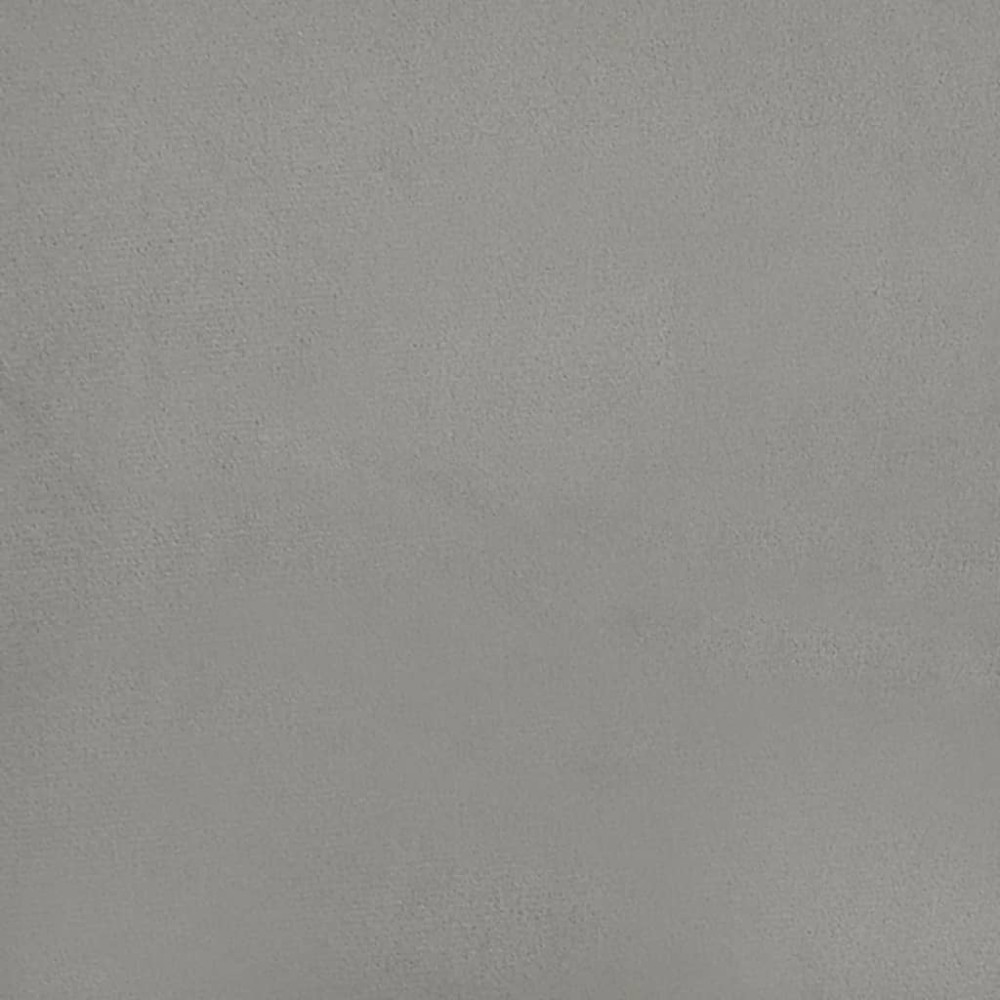Produktbild för Sängram utan madrass ljusgrå 160x200 cm sammet