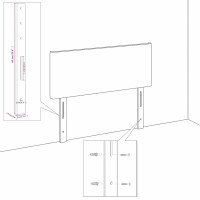 Produktbild för Sängram utan madrass mörkblå 80x200 cm sammet