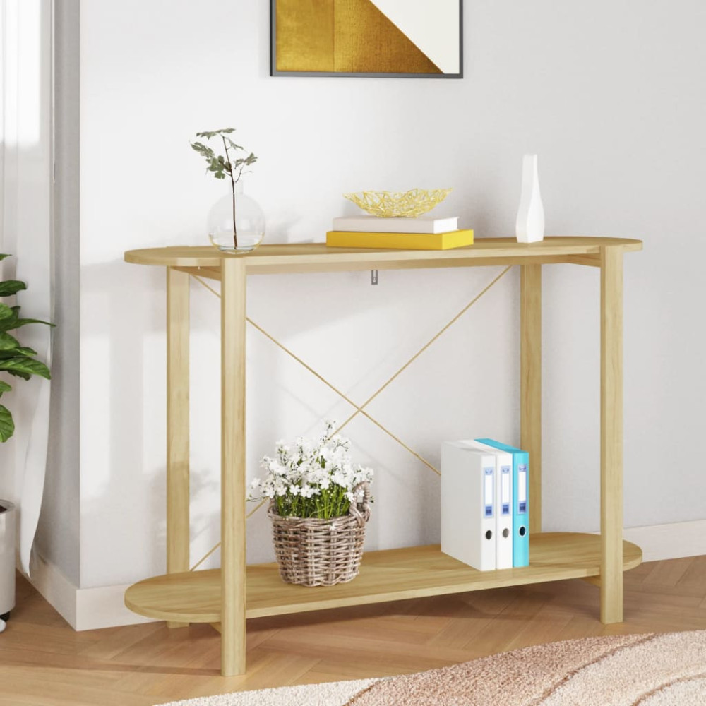 Produktbild för Konsolbord 110x38x75 cm konstruerat trä