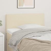 Produktbild för Sänggavel gräddvit 100x5x78/88 cm konstläder