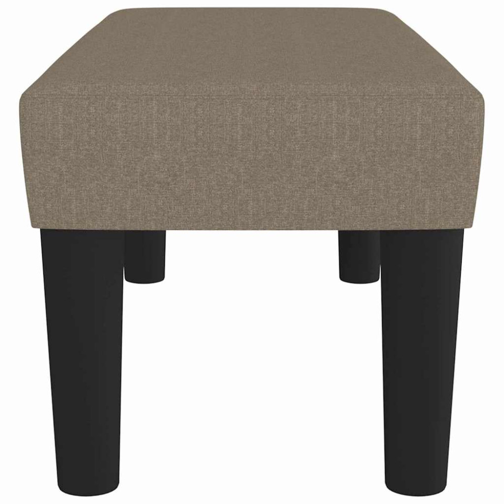 Produktbild för Bänk taupe 70x30x30 cm tyg