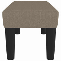 Produktbild för Bänk taupe 70x30x30 cm tyg