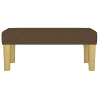 Produktbild för Bänk brun 70x30x30 cm tyg