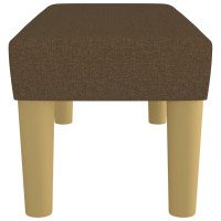 Produktbild för Bänk brun 70x30x30 cm tyg