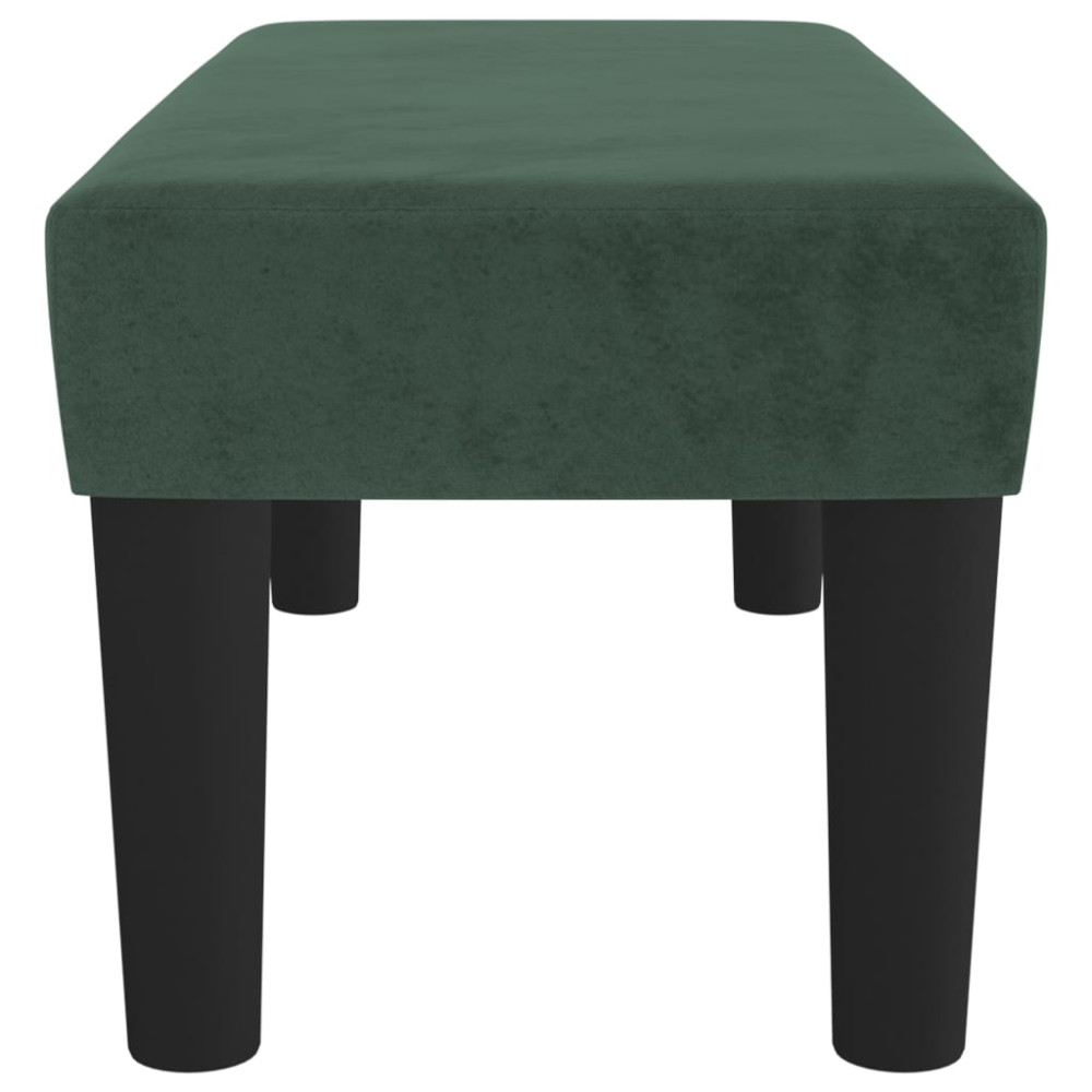 Produktbild för | bänk | Mörkgrön 70 x 30 x 30 cm Sammet