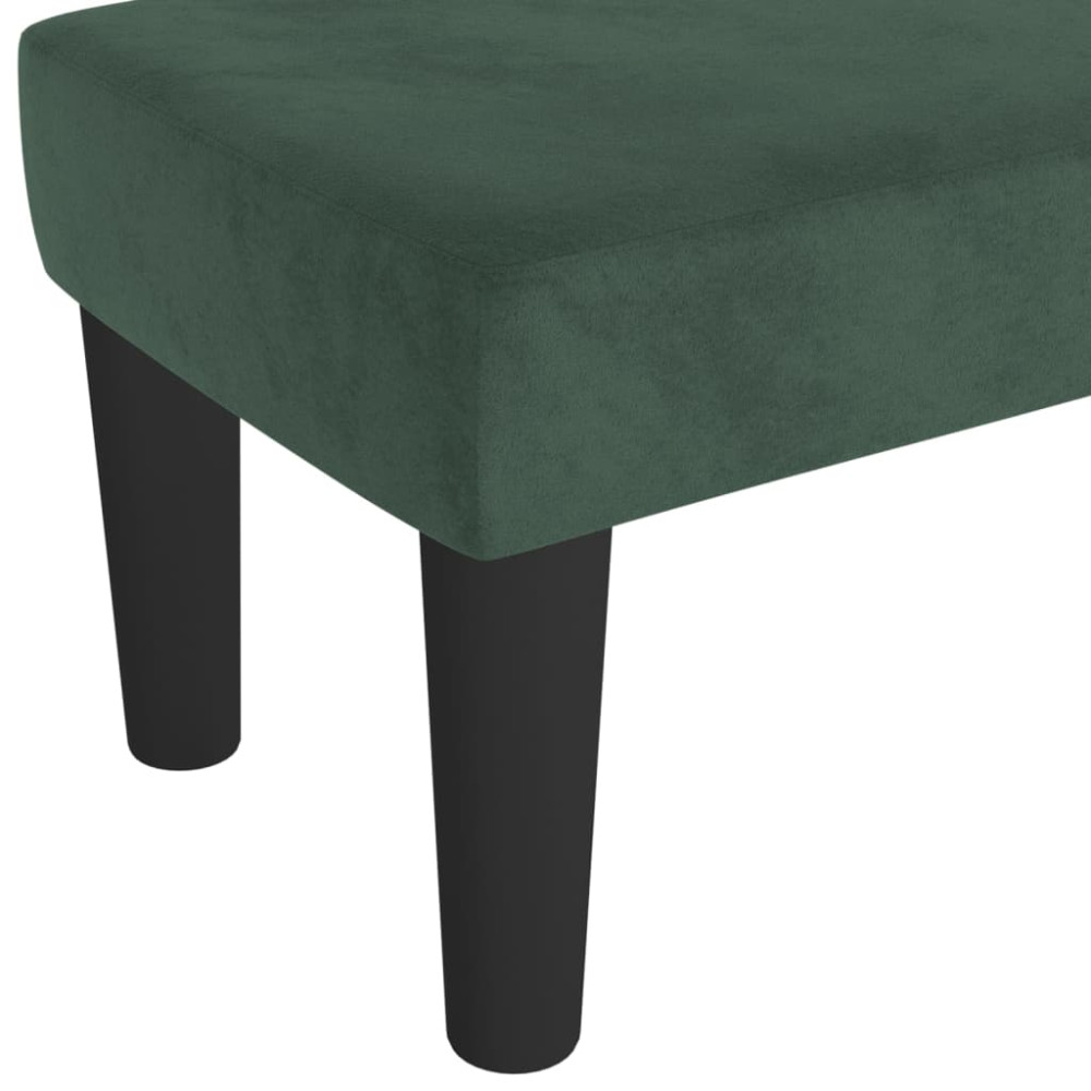 Produktbild för | bänk | Mörkgrön 70 x 30 x 30 cm Sammet