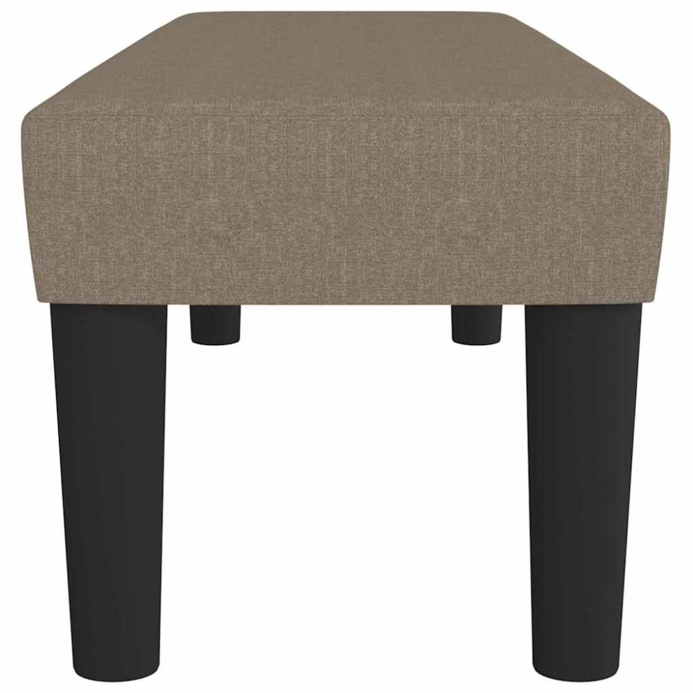 Produktbild för Bänk taupe 100x30x30 cm tyg