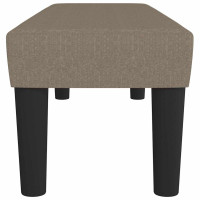 Produktbild för Bänk taupe 100x30x30 cm tyg