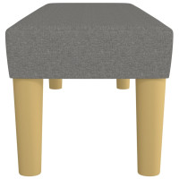 Produktbild för Bänk mörkgrå 100x30x30 cm tyg