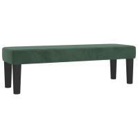 Produktbild för | bänk | Mörkgrön 100 x 30 x 30 cm Sammet