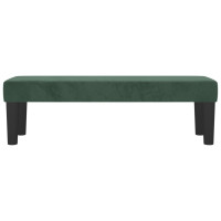 Produktbild för | bänk | Mörkgrön 100 x 30 x 30 cm Sammet
