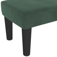 Produktbild för | bänk | Mörkgrön 100 x 30 x 30 cm Sammet