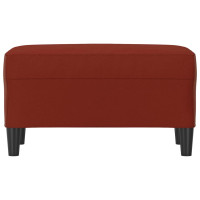 Produktbild för Bänk vinröd 70x35x41 cm konstläder