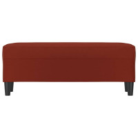 Produktbild för Bänk vinröd 100x35x41 cm konstläder