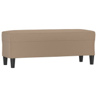 Produktbild för Bänk cappuccino 100x35x41 cm konstläder
