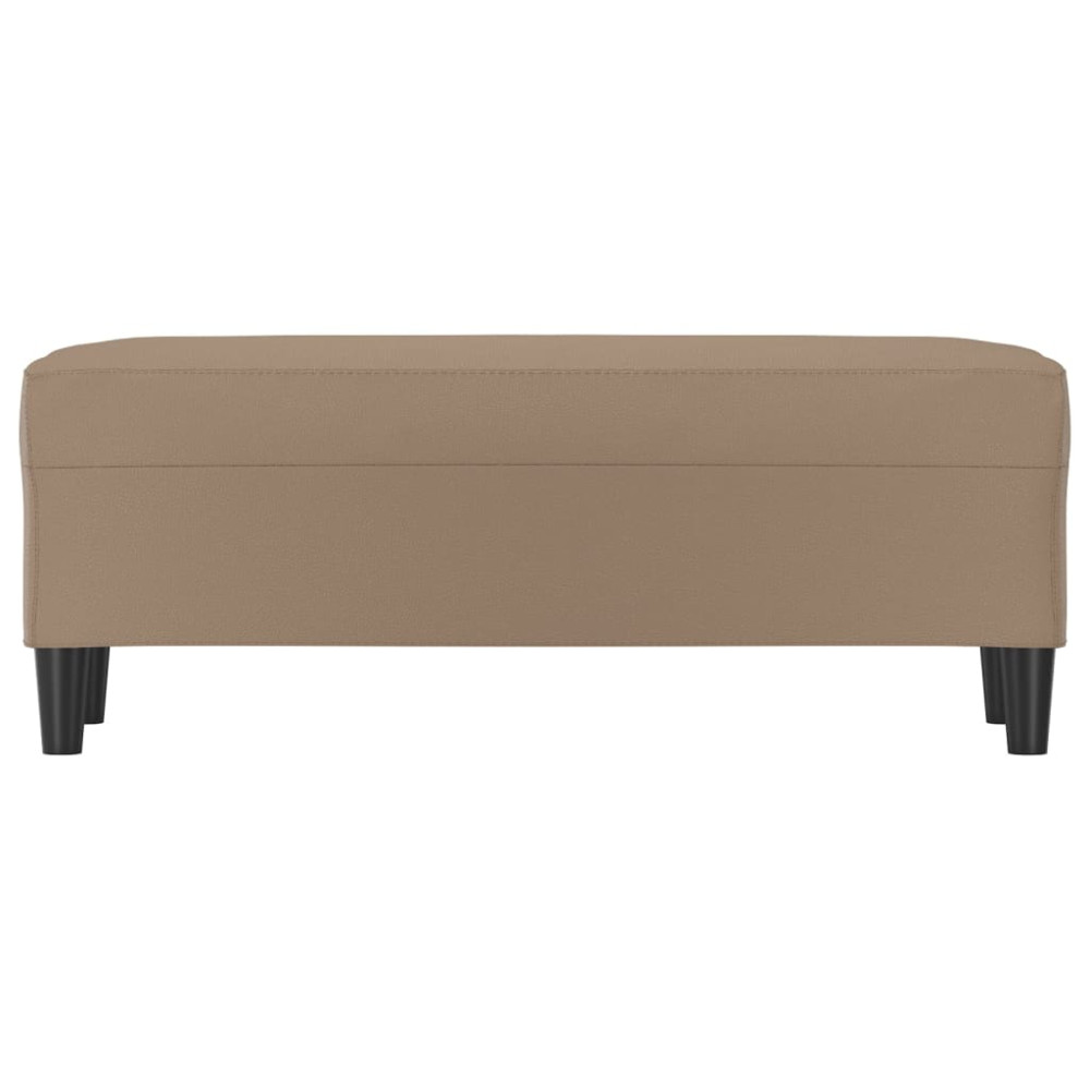 Produktbild för Bänk cappuccino 100x35x41 cm konstläder