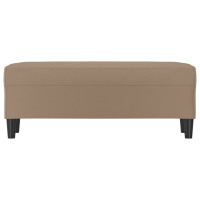 Produktbild för Bänk cappuccino 100x35x41 cm konstläder