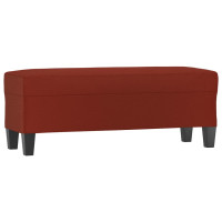 Produktbild för Bänk vinröd 100x35x41 cm konstläder