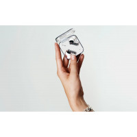 Miniatyr av produktbild för Unik true wireless-hörlur med kraftfullt ljud och transparent design