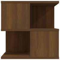 Produktbild för Soffbord brun ek 40x40x40 cm konstruerat trä
