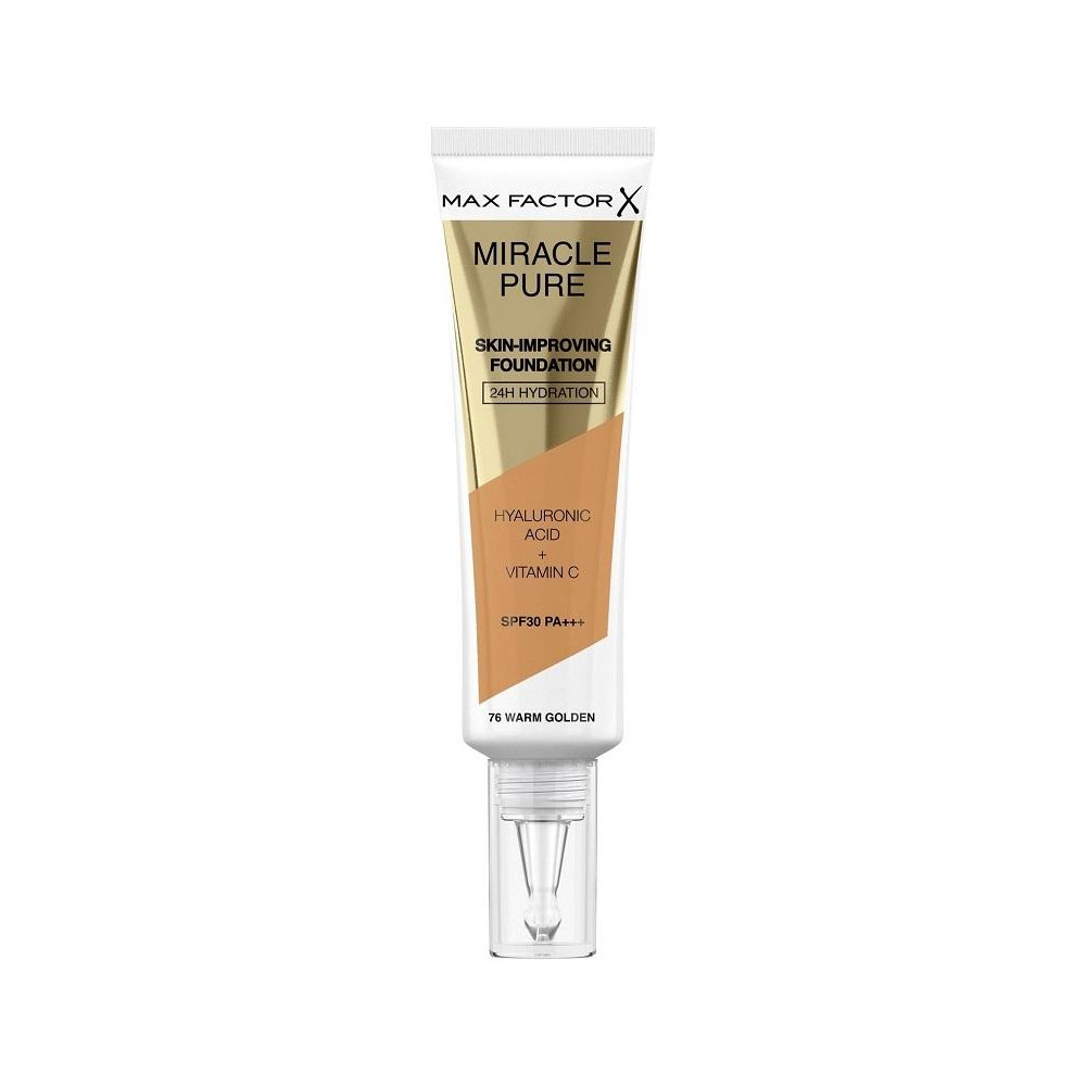 Produktbild för Miracle Pure Skin-Improving Foundation 76 Warm Golden 30ml