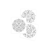 Produktbild för Målarbok Mandala 24 sidor