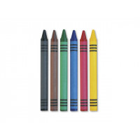 Miniatyr av produktbild för Vaxkrita 6 färger