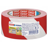 Miniatyr av produktbild för Golvmarkering TESA Sign.50mmx66m röd/vit