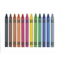 Miniatyr av produktbild för Vaxkrita PLAYBOX 12 färger