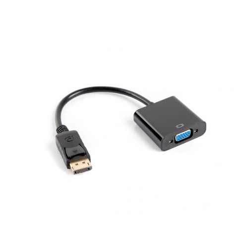 LANBERG Lanberg AD-0002-BK videokabeladapter 0,2 m VGA (D-Sub) DisplayPort Svart